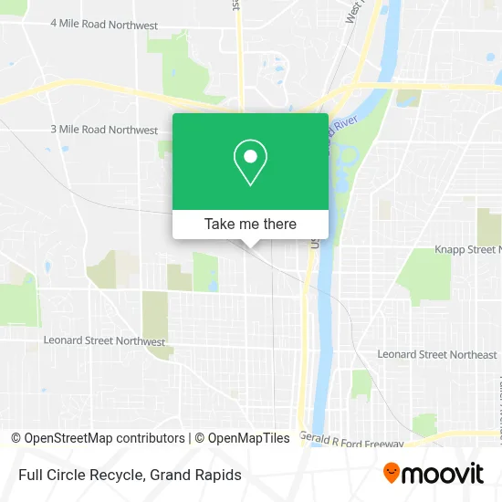 Full Circle Recycle map
