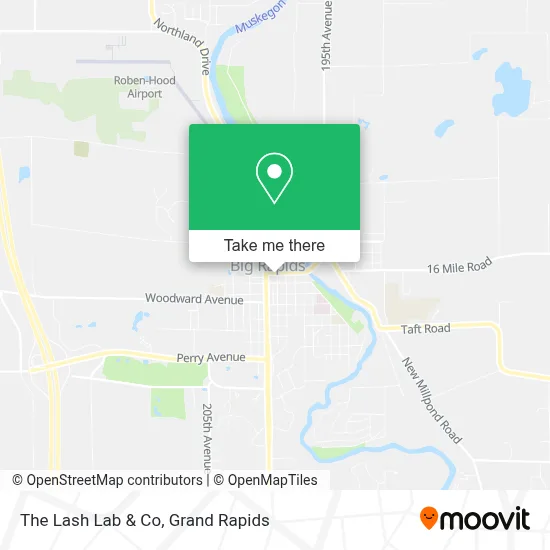 The Lash Lab & Co map