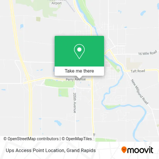 Ups Access Point Location map
