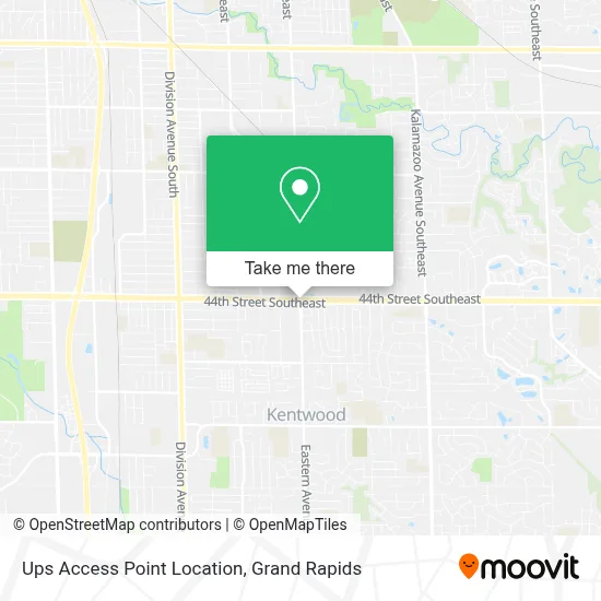 Ups Access Point Location map