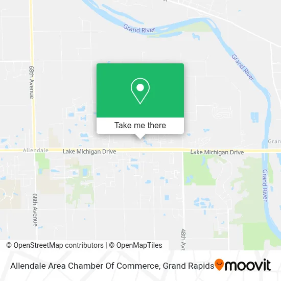 Allendale Area Chamber Of Commerce map