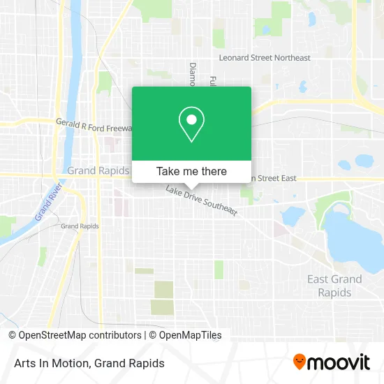 Arts In Motion map