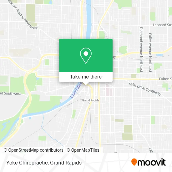 Yoke Chiropractic map