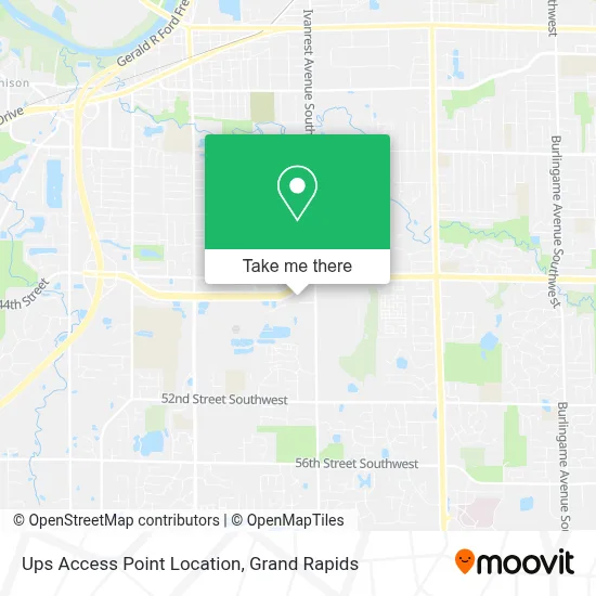 Ups Access Point Location map