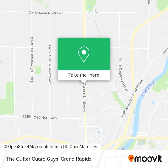 The Gutter Guard Guys map
