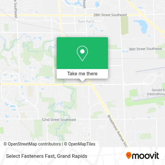Select Fasteners Fast map