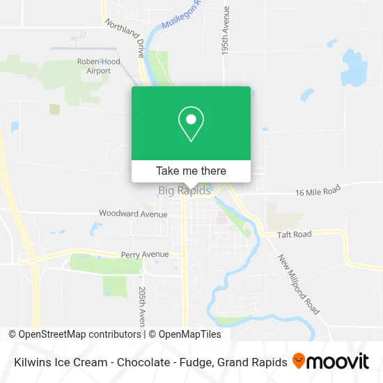 Kilwins Ice Cream - Chocolate - Fudge map
