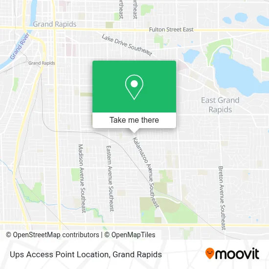 Ups Access Point Location map