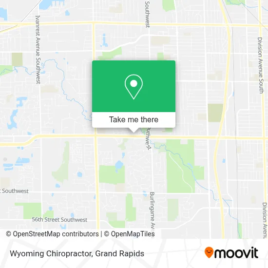 Wyoming Chiropractor map