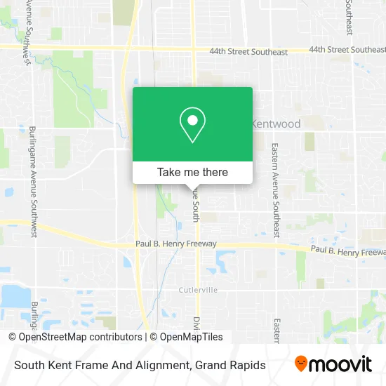 South Kent Frame And Alignment map