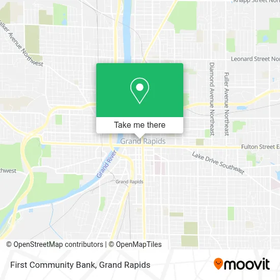 First Community Bank map