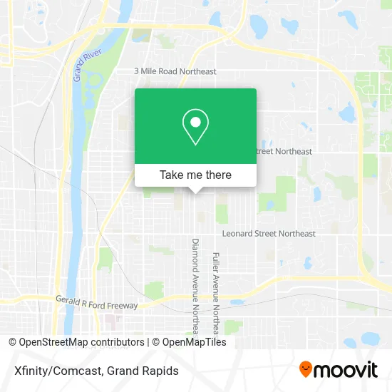 Xfinity/Comcast map