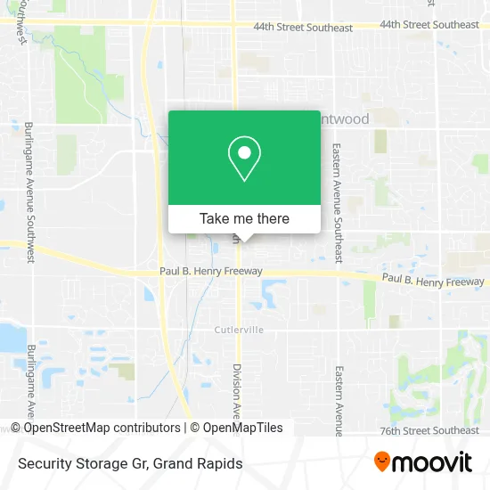 Security Storage Gr map