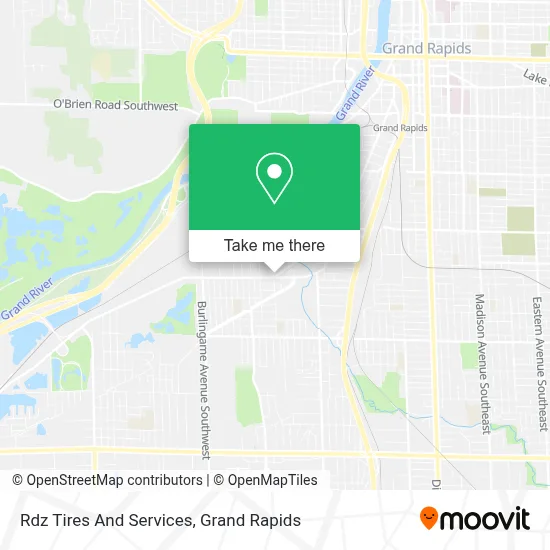 Rdz Tires And Services map
