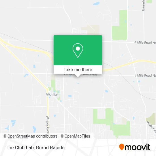 The Club Lab map