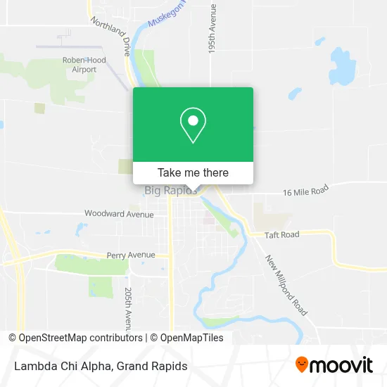 Lambda Chi Alpha map