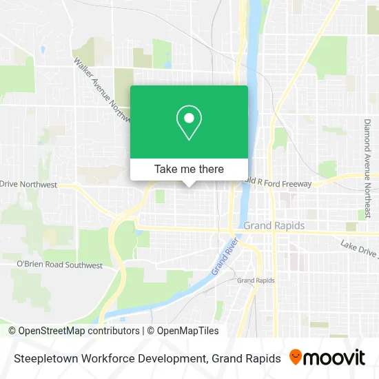 Steepletown Workforce Development map