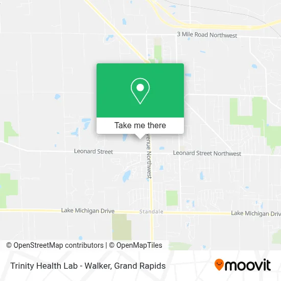Trinity Health Lab - Walker map