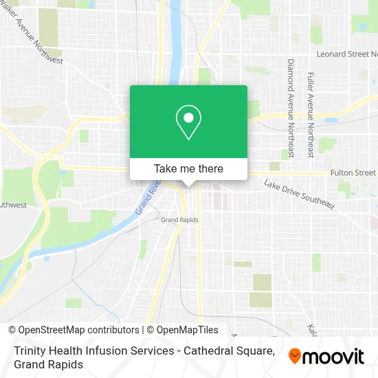 Trinity Health Infusion Services - Cathedral Square map