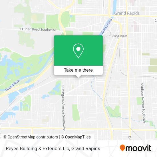 Reyes Building & Exteriors Llc map