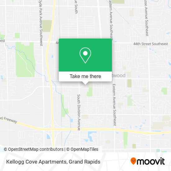 Kellogg Cove Apartments map