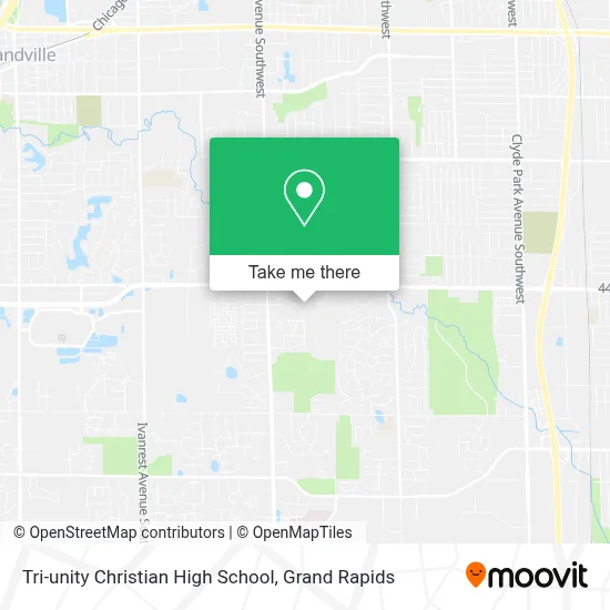 Tri-unity Christian High School map