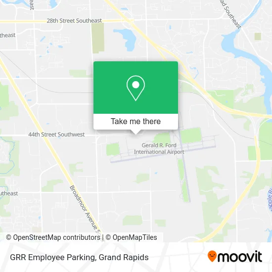 GRR Employee Parking map