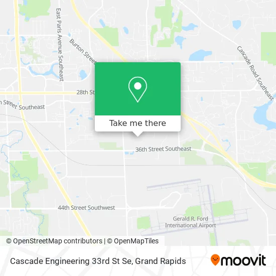 Cascade Engineering 33rd St Se map