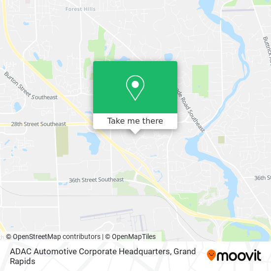 ADAC Automotive Corporate Headquarters map