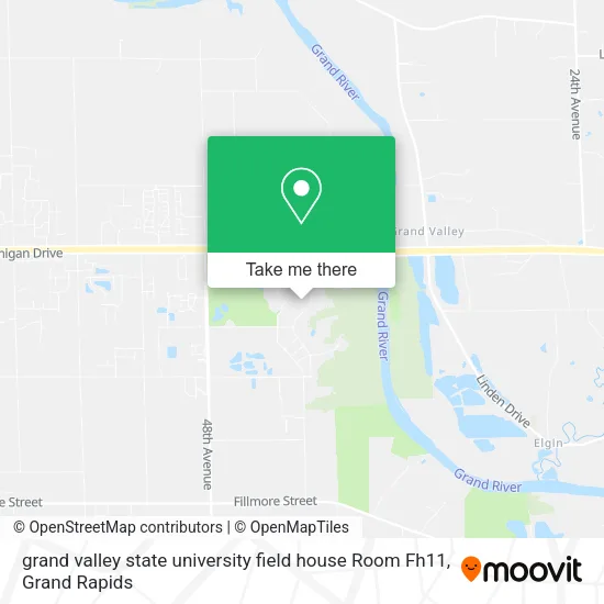 grand valley state university field house Room Fh11 map