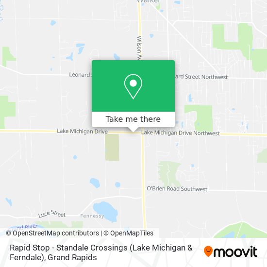 Rapid Stop - Standale Crossings (Lake Michigan & Ferndale) map
