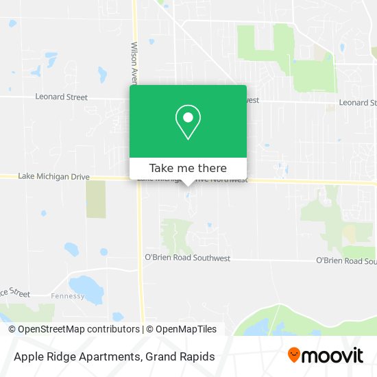 Apple Ridge Apartments map