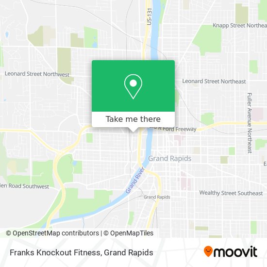 Franks Knockout Fitness map
