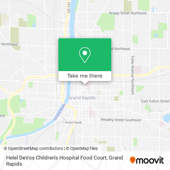 Helel DeVos Children's Hospital Food Court map