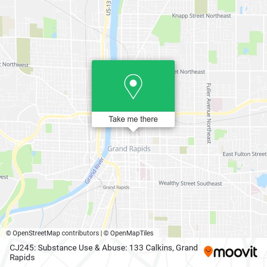 CJ245: Substance Use & Abuse: 133 Calkins map