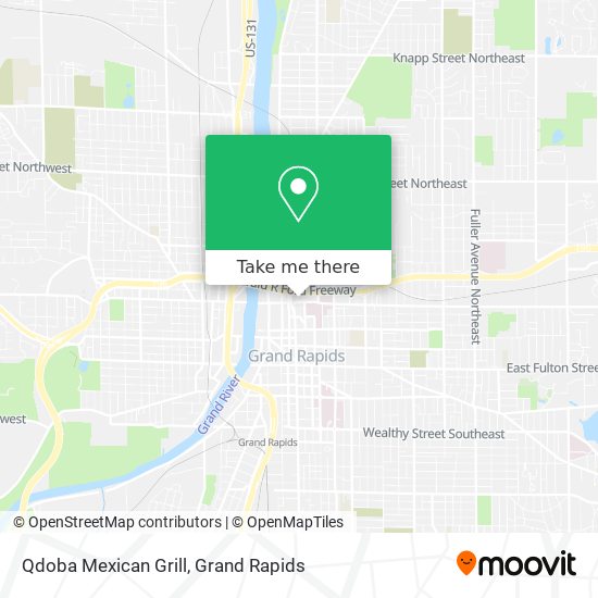 Mapa de Qdoba Mexican Grill