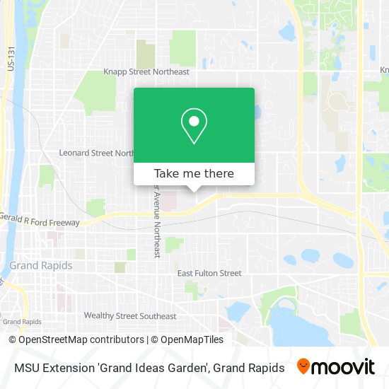 MSU Extension 'Grand Ideas Garden' map