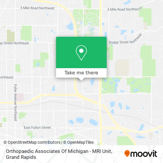 Mapa de Orthopaedic Associates Of Michigan - MRI Unit