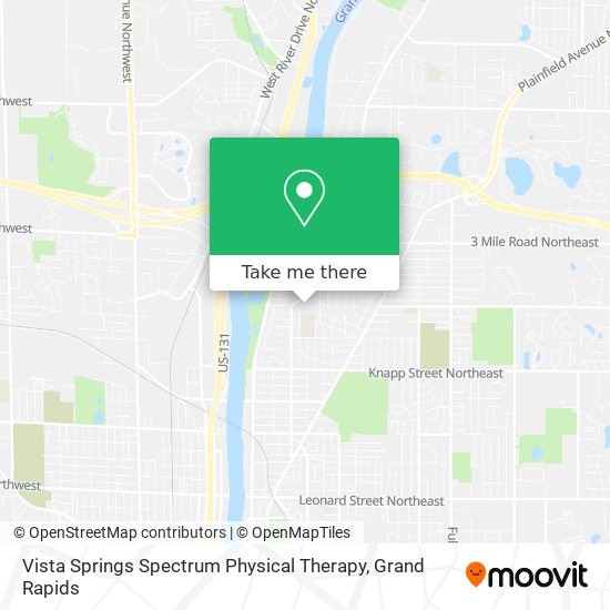 Vista Springs Spectrum Physical Therapy map