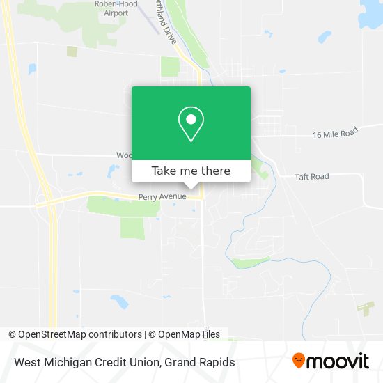 Mapa de West Michigan Credit Union