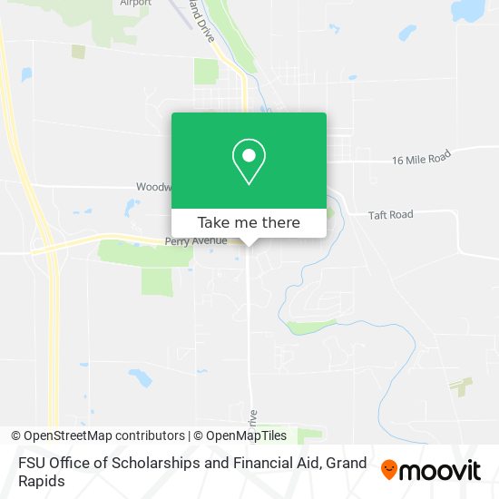 FSU Office of Scholarships and Financial Aid map