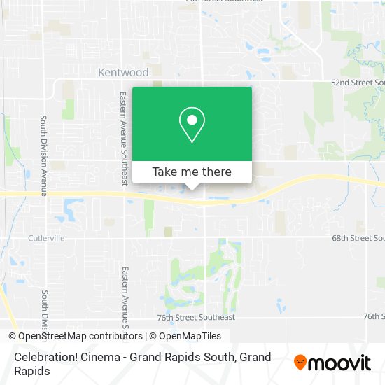 Celebration! Cinema - Grand Rapids South map