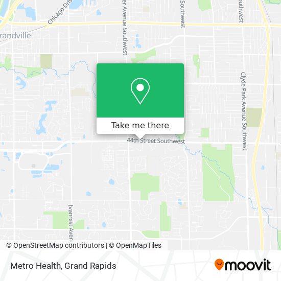 Metro Health map