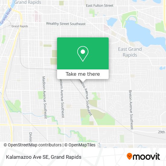 Kalamazoo Ave SE map