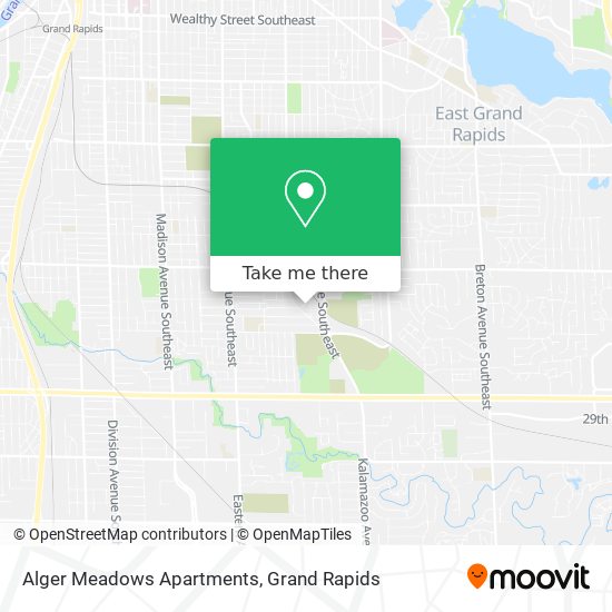 Mapa de Alger Meadows Apartments