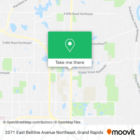 2071 East Beltline Avenue Northeast map