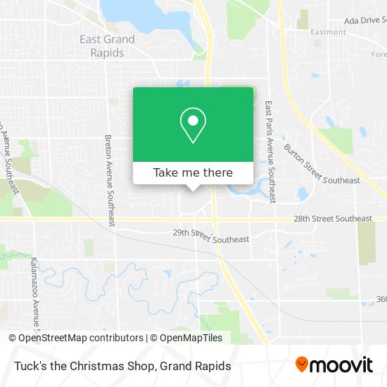 Mapa de Tuck's the Christmas Shop