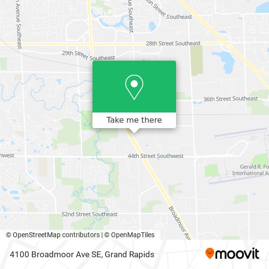 4100 Broadmoor Ave SE map