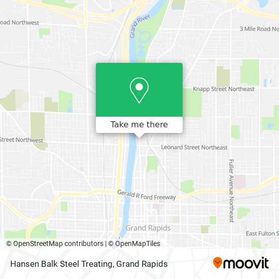 Mapa de Hansen Balk Steel Treating