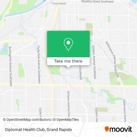 Diplomat Health Club map